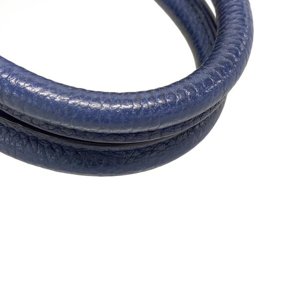 Auth CELINE Luggage Nano Shopper - Navy Drummed Calf Handbag - Picture 13 of 16